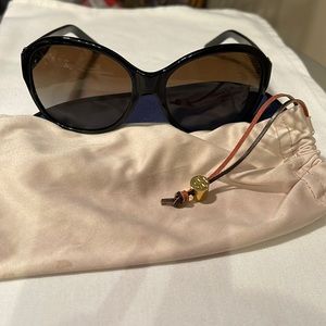 TORY BURCH TY9029 POLARIZED 57 16 135 black/brown frames, Gradient brown lenses